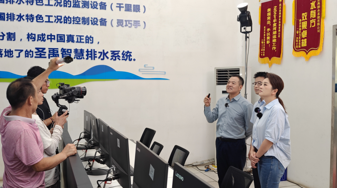 观察员吴剑文与《第一动力》节目组走进协会副会长单位-圣禹生态