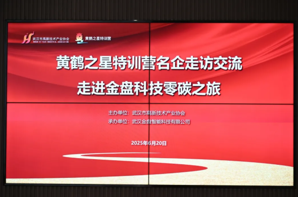 黄鹤之星领航班参访武汉金盘科技 黄鹤之星领航班参访武汉金盘科技